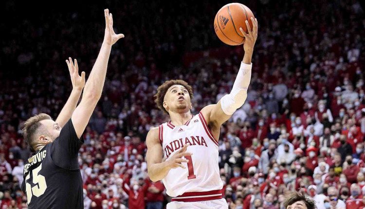 Phinisee’s career game leads Indiana past No. 4 Purdue 68-65