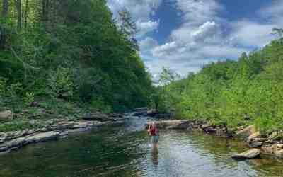 How deep is glacier lake at Clark Reservation?